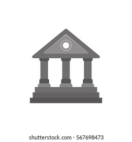 University building symbol icon vector illustration graphic design