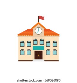 University building symbol icon vector illustration graphic design