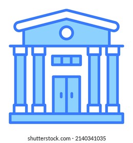university building vector illustration isolated on white background. Architecture business concept.