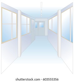 University building  / vector image background