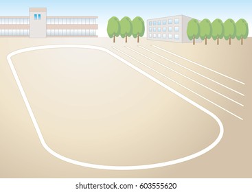 University building  / vector image background