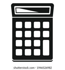 University calculator icon. Simple illustration of University calculator vector icon for web design isolated on white background