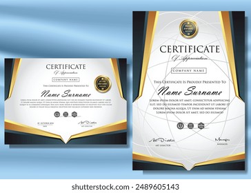 Vector de Plantilla de certificado universitario gratis