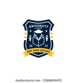 University and College High School Education Crests and Logo Emblems