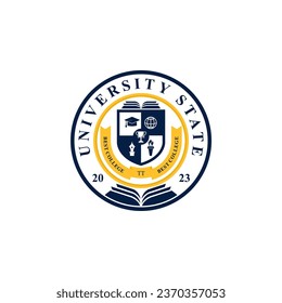 University and College High School Education Crests and Logo Emblems