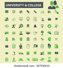ícones de universidade universitária