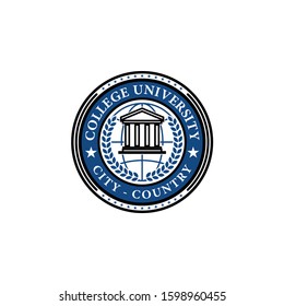 University College School Academy Crest Logo Stock Vector (Royalty Free ...