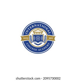 University And College School Badge Logo Emblem 