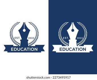 University and college school crests and logo emblems