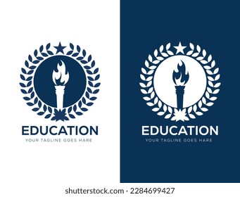 University and college school crests and logo emblems