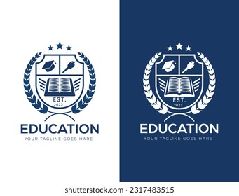 University and college school crests and logo emblems	