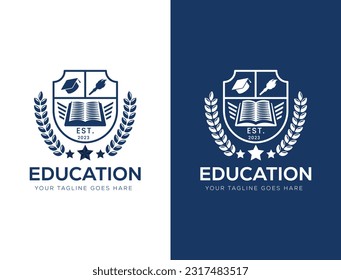 University and college school crests and logo emblems	