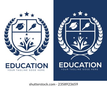 	
University and college school crests and logo emblems