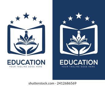 University and college school crests and logo emblems