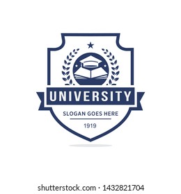 University Logo Template Stock Vector (Royalty Free) 1253566267