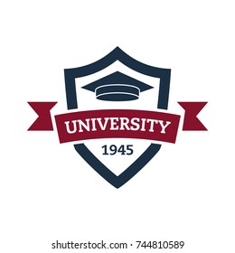 University College Shield School Logo Emblems Stock Vector (Royalty ...