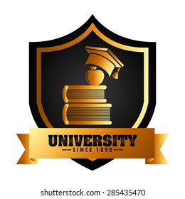 university concept design, vector illustration eps10 graphic 