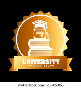 university concept design, vector illustration eps10 graphic 
