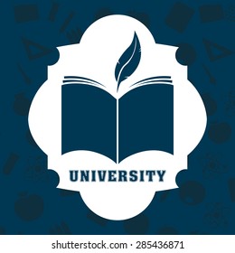university concept design, vector illustration eps10 graphic 