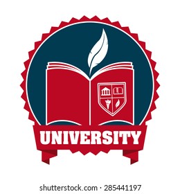 university concept design, vector illustration eps10 graphic 
