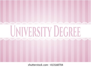 University Degree poster