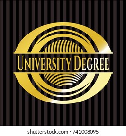 University Degree shiny badge