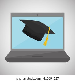 University design. graduation and education illustration