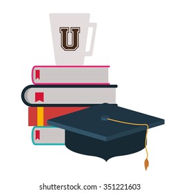 university education design, vector illustration eps10 graphic 