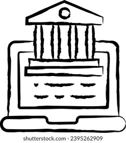 University education hand drawn vector illustration