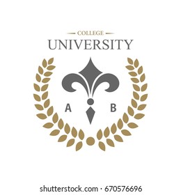 University education logo design