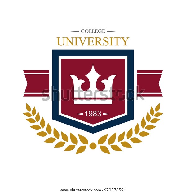 University Education Logo Design Stock Vector (Royalty Free) 670576591 ...