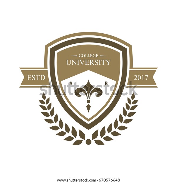 University Education Logo Design Stock Vector (Royalty Free) 670576648