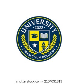 University Education Logo Design Vector Template Stock Vector (Royalty ...