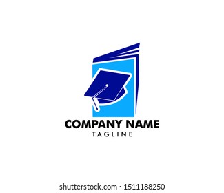 University education logo icon design vector template