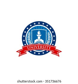 University Education Logo Template Stock Vector (Royalty Free ...