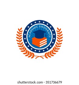 University education logo template