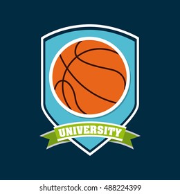 university emblem concept icon vector illustration design