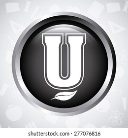 university emblem  design, vector illustration eps10 graphic 