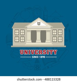 university emblem education icon vector illustration design
