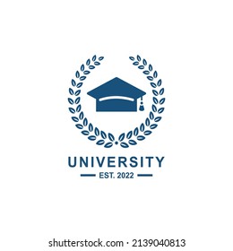 University emblem logo design vector illustration