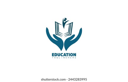 university, graduate, campus, education logo design