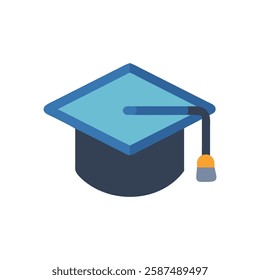 University Graduation Cap Icon for Achievements