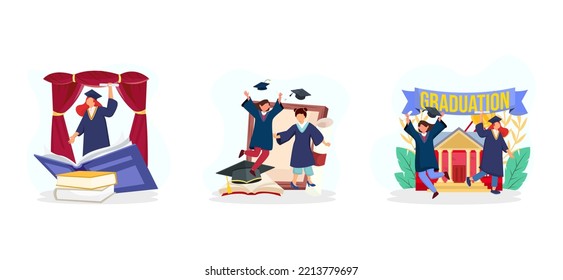 University Graduation Flat Bundle Design
