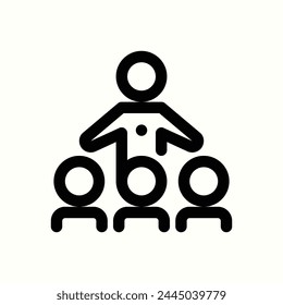university, guidance icon, isolated icon in light background, perfect for website, blog, logo, graphic design, social media, UI, mobile app