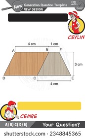 University and high school exam question form, Mathematics, physics, geometry, eps, for teachers, Next generation problems, two sister, speech bubble, template, experiment