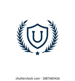 University icon design isolated on white background. Vector illustration