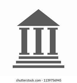 University Icon. Education logo. Vector