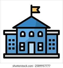 University Icon Element For Design