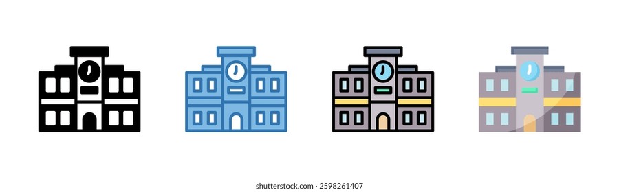 University Icon Element For Design