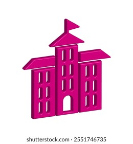 Vektordesign-Vorlage für Universitätssymbolgrafik